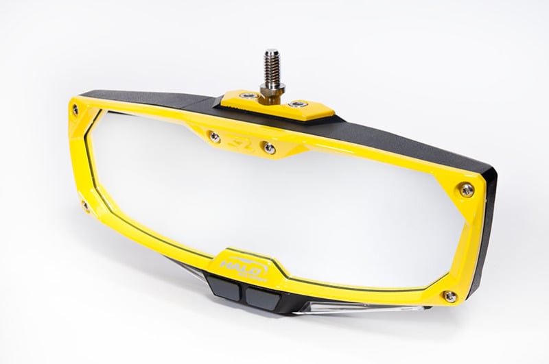 Seizmik Halo-RA Series Cast Aluminum Trim Kit Rearview - Yellow