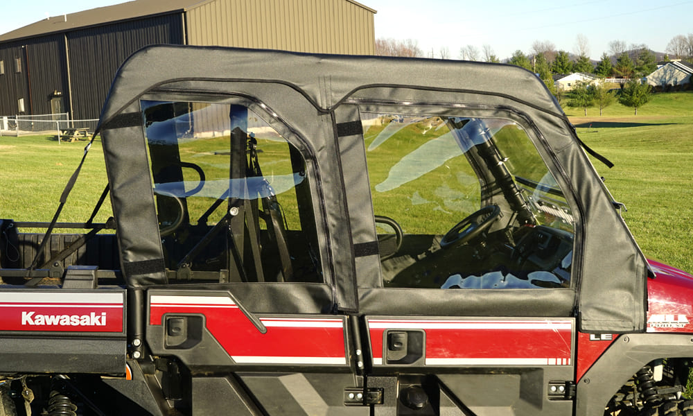 Seizmik Kawasaki Mule Pro FXT Upper Soft Doors with Zipper