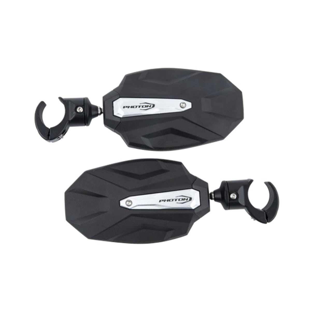 Seizmik Photon Side View Mirror with Adjustable Pair Clamp & Bezel Cast Aluminum Body