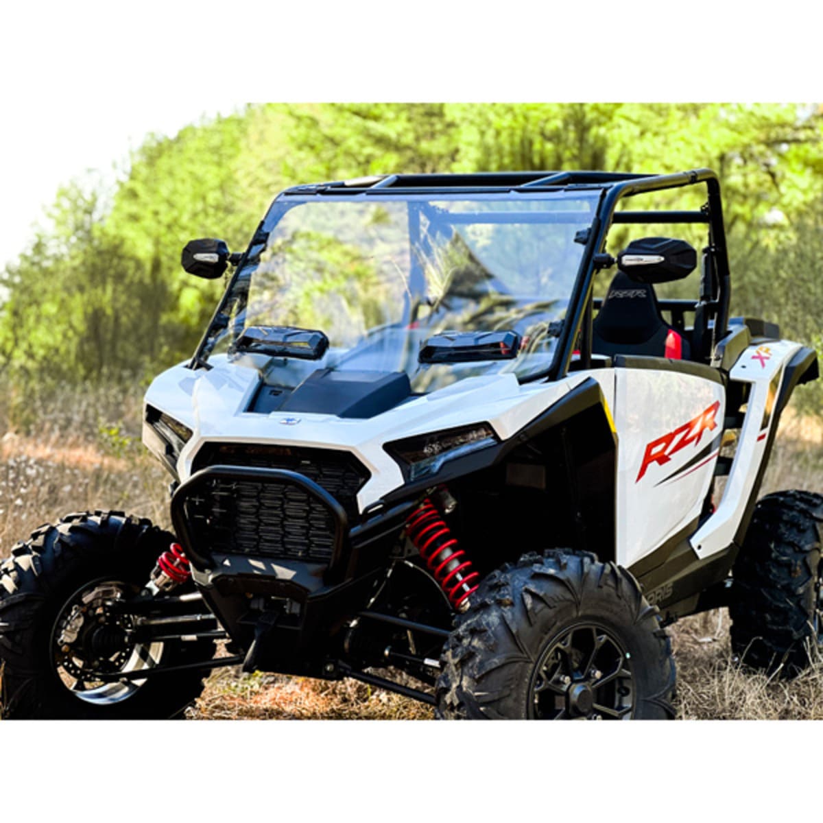 Seizmik Photon Side View Mirror with Adjustable Pair Clamp & Bezel Cast Aluminum Body