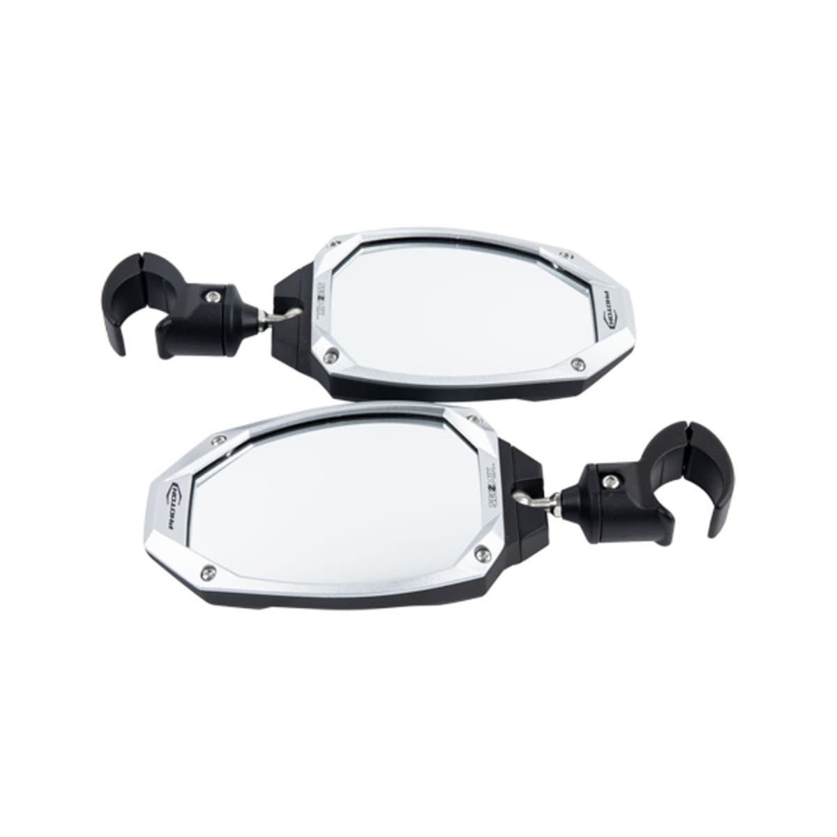 Seizmik Photon Side View Mirror with Adjustable Pair Clamp & Bezel Cast Aluminum Body