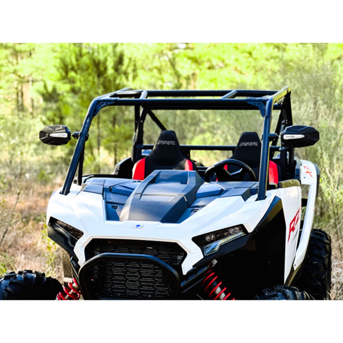 Seizmik Photon Side View Mirror with Adjustable Pair Clamp & Bezel Cast Aluminum Body