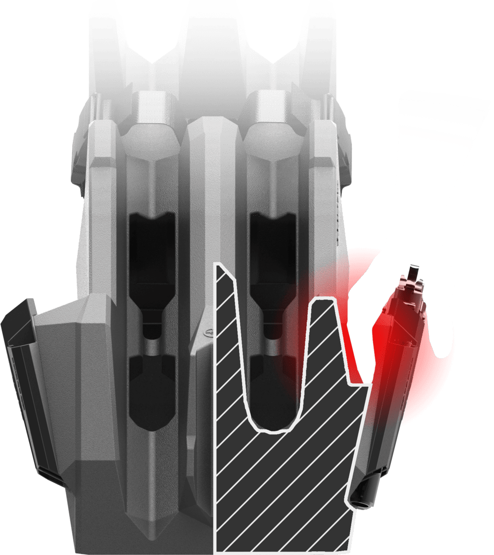 Seizmik Pistol & Magazine Holster Add-On Kit - 1 Pair