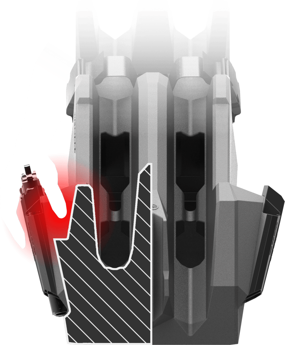 Seizmik Pistol & Magazine Holster Add-On Kit - 1 Pair