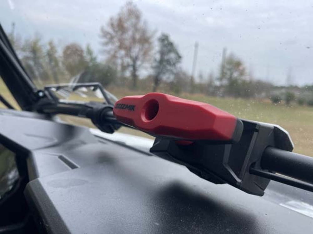 Seizmik Polaris General Flip-Up Versa Vent Windshield - Scratch Resistant Polycarbonate