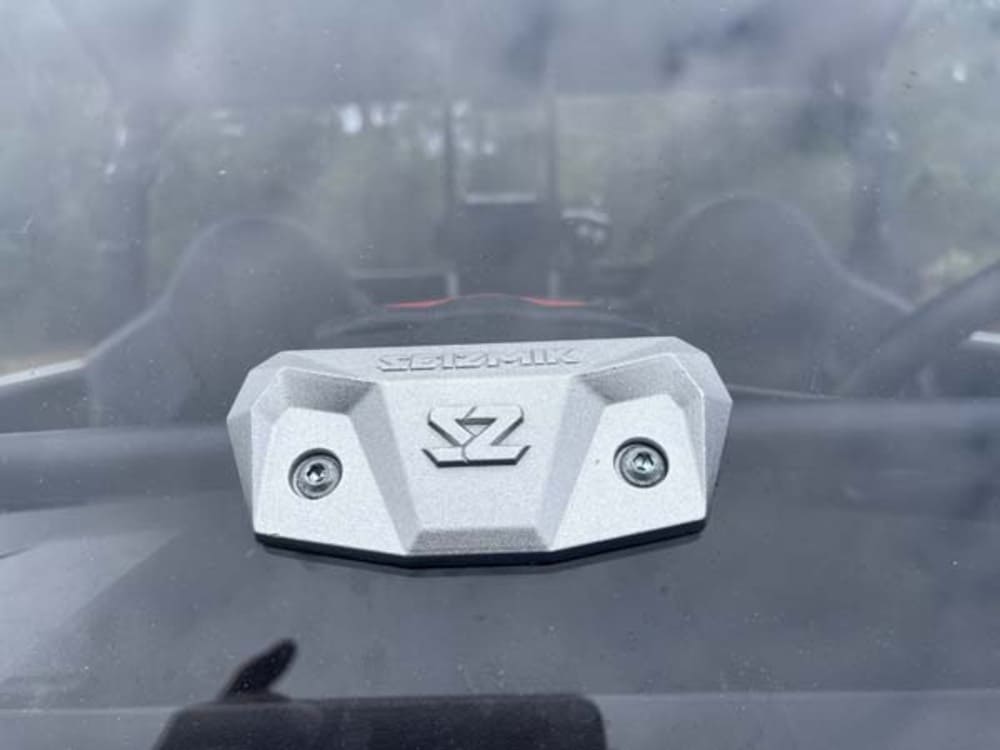 Seizmik Polaris General Flip-Up Versa Vent Windshield - Scratch Resistant Polycarbonate