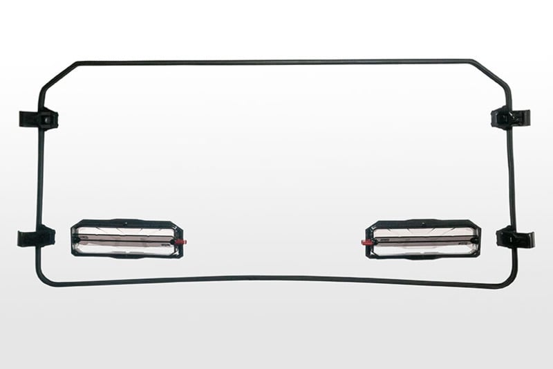 Seizmik Polaris General Toolless Versa-Vent Windshield - Scratch Resistant Polycarbonate