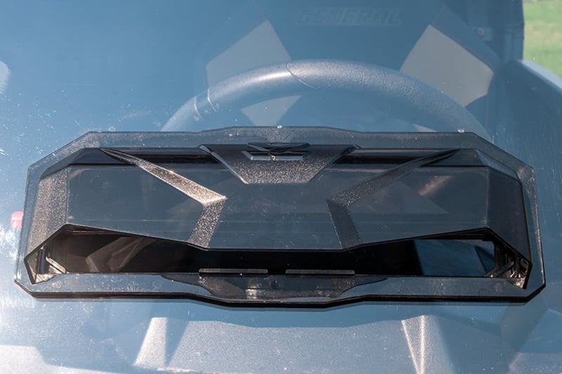 Seizmik Polaris General Toolless Versa-Vent Windshield - Scratch Resistant Polycarbonate