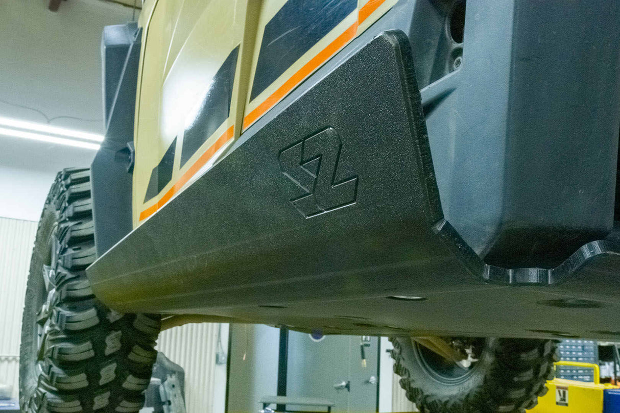 Seizmik Polaris General XP 1000 UHMW Skid Plate Kit with Integrated Tree Kickers/Rock Sliders