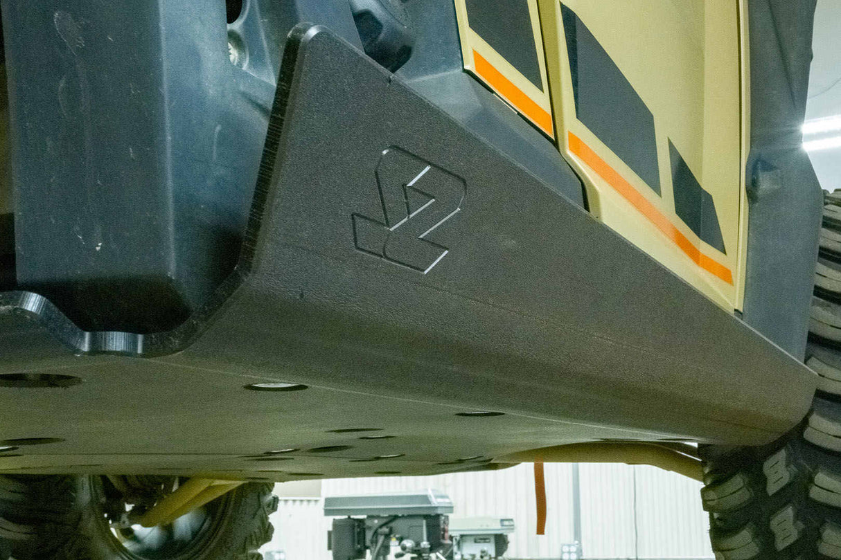 Seizmik Polaris General XP 1000 UHMW Skid Plate Kit with Integrated Tree Kickers/Rock Sliders
