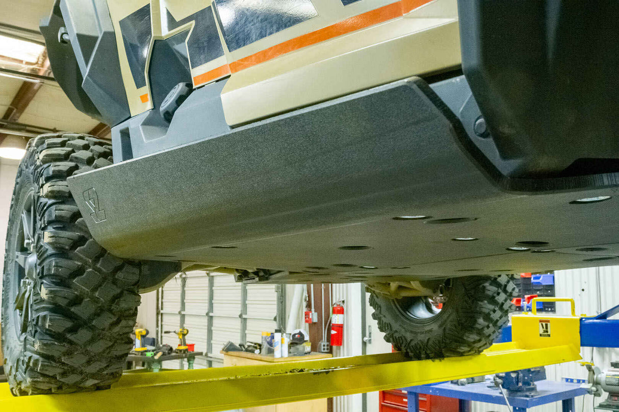 Seizmik Polaris General XP 1000 UHMW Skid Plate Kit with Integrated Tree Kickers/Rock Sliders