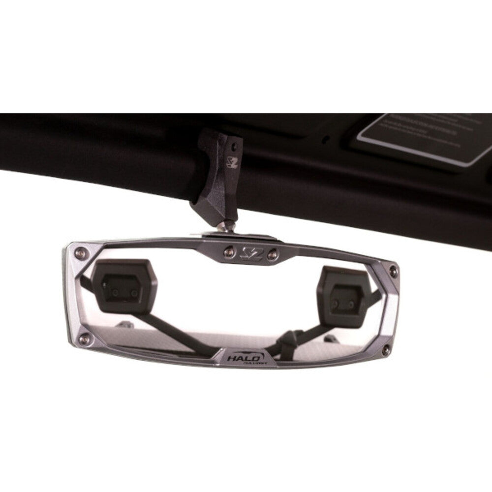 Seizmik Polaris Ranger 500 Halo-RA Cast Rearview Mirror w/ Cast Aluminum Bezel- Pro-Fit Header Panel