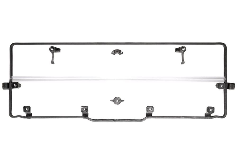 Seizmik Polaris Ranger Full Size Pro-Fit Hard Rear Folding Windshield - UV Resistant Polycarbonate