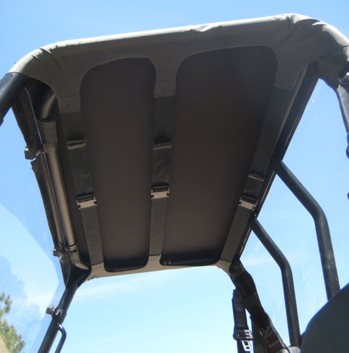 Seizmik Polaris Ranger Mid-Size Round Tube Soft Rear Windshield & Top Kit