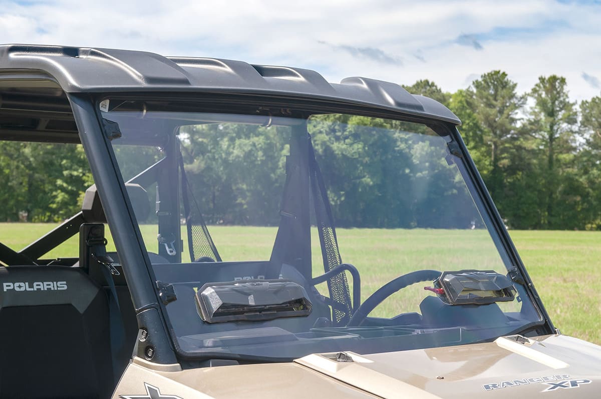 Seizmik Polaris Ranger Midsize Size Pro-Fit Toolless Versa-Vent (UV Resistant Polycarbonate) Windshield