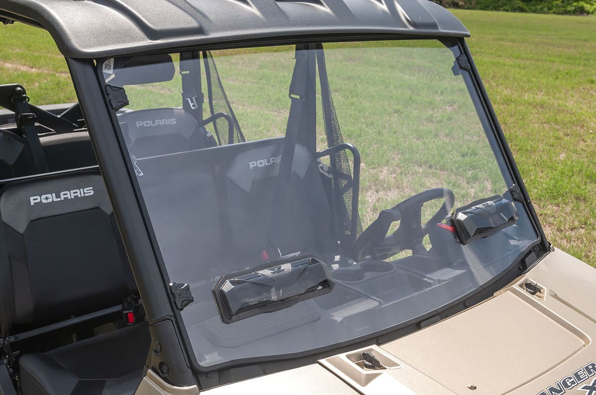 Seizmik Polaris Ranger Midsize Size Pro-Fit Toolless Versa-Vent (UV Resistant Polycarbonate) Windshield