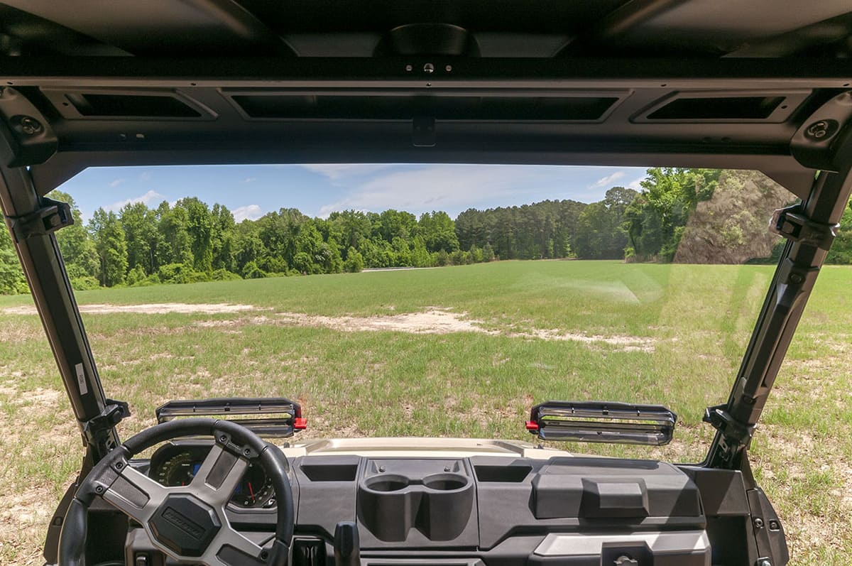 Seizmik Polaris Ranger Midsize Size Pro-Fit Toolless Versa-Vent (UV Resistant Polycarbonate) Windshield
