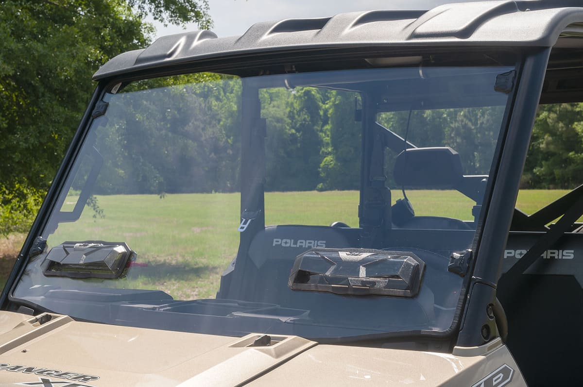 Seizmik Polaris Ranger Midsize Size Pro-Fit Toolless Versa-Vent (UV Resistant Polycarbonate) Windshield
