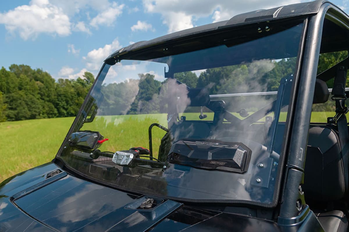 Seizmik Polaris Ranger Pro-Fit Full Size Flip-Up Versa Vent Windshield - Scratch Resistant Polycarbonate