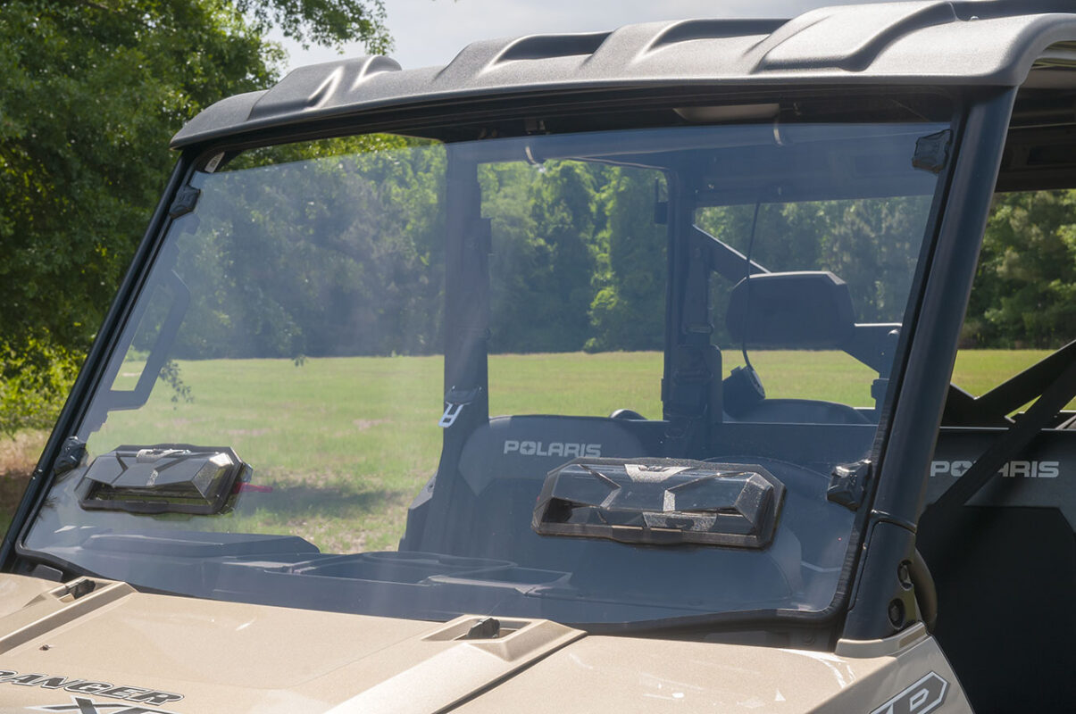 Seizmik Polaris Ranger Pro-Fit Full Size Toolless Versa-Vent Windshield - Scratch Resistant Polycarbonate