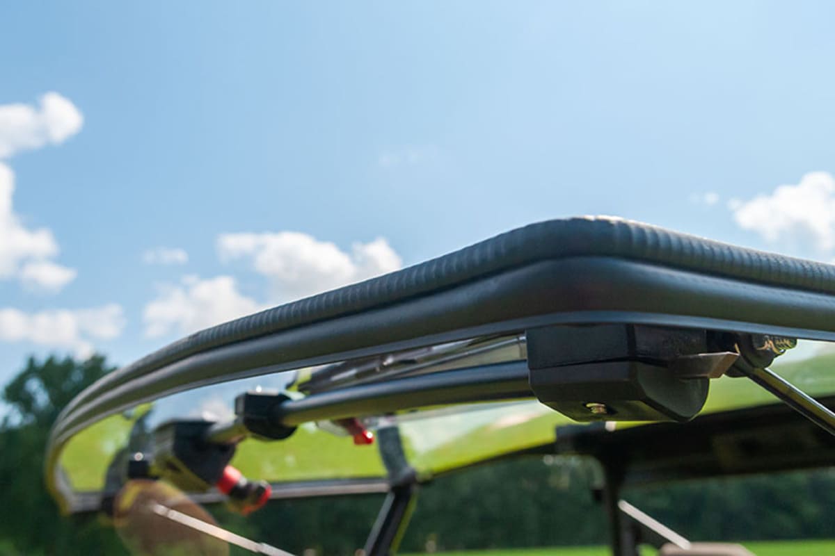 Seizmik Polaris Ranger Pro-Fit Mid-Size Flip-Up Vented Windshield - Scratch Resistant Polycarbonate