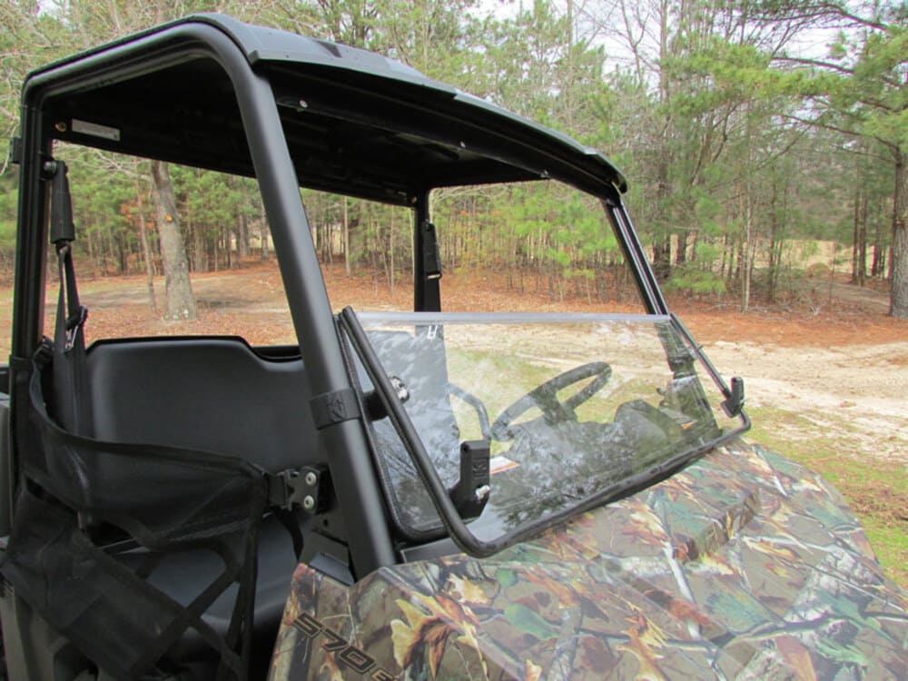 Seizmik Polaris Ranger Pro-Fit Mid-Size Versa-Fold Uncoated Poly Windshield