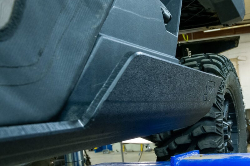 Seizmik Polaris Ranger XP 1000 UHMW Skid Plate Kit with Integrated Tree Kickers/Rock Sliders