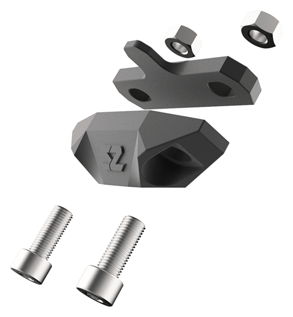 Seizmik Polaris RZR Pro XP Halo-RA Cast Rearview Mirror with Cast Aluminum Bezel