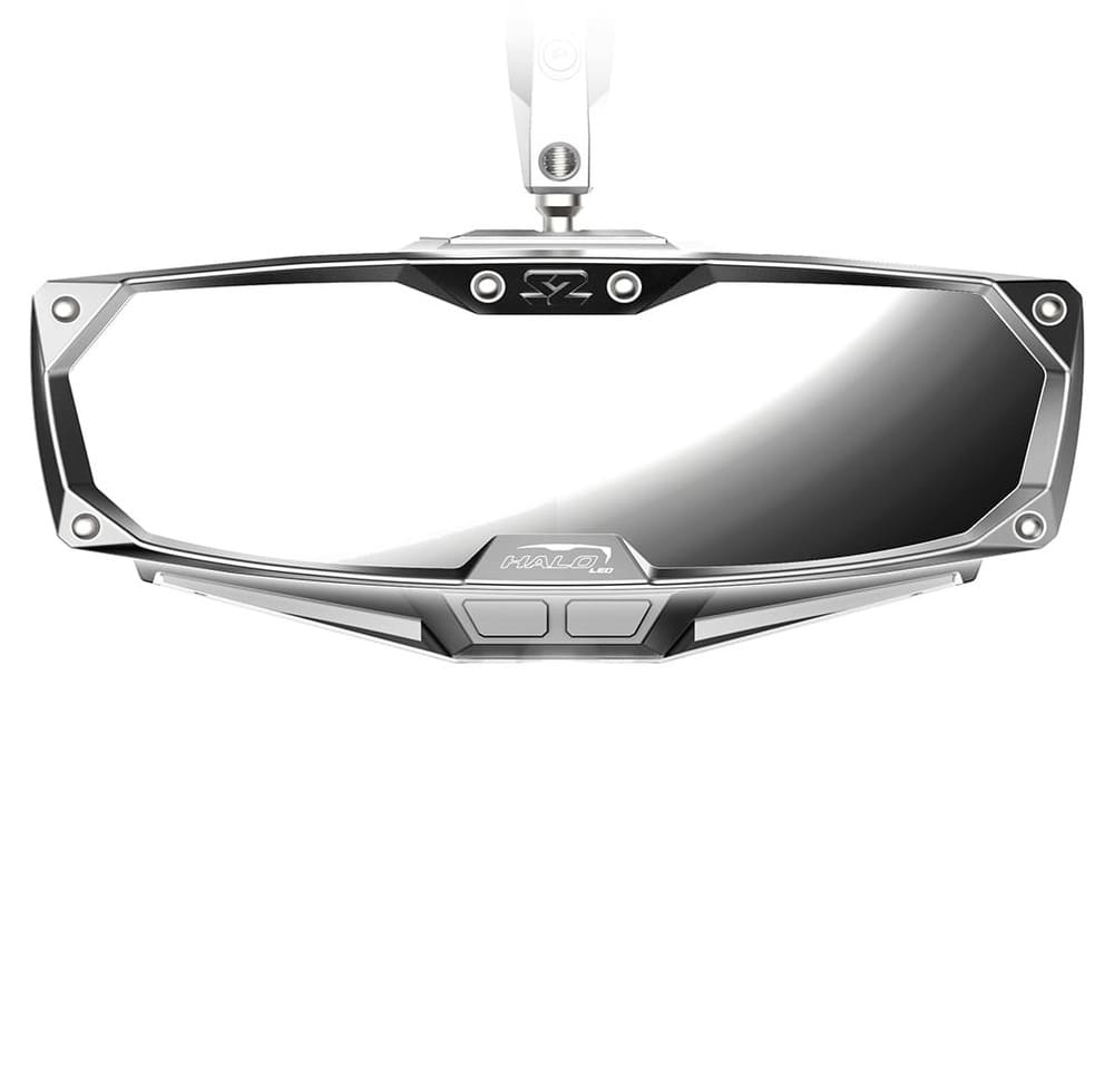 Seizmik Polaris RZR Pro XP Halo-RA LED Rearview Mirror With Cast Aluminum Bezel