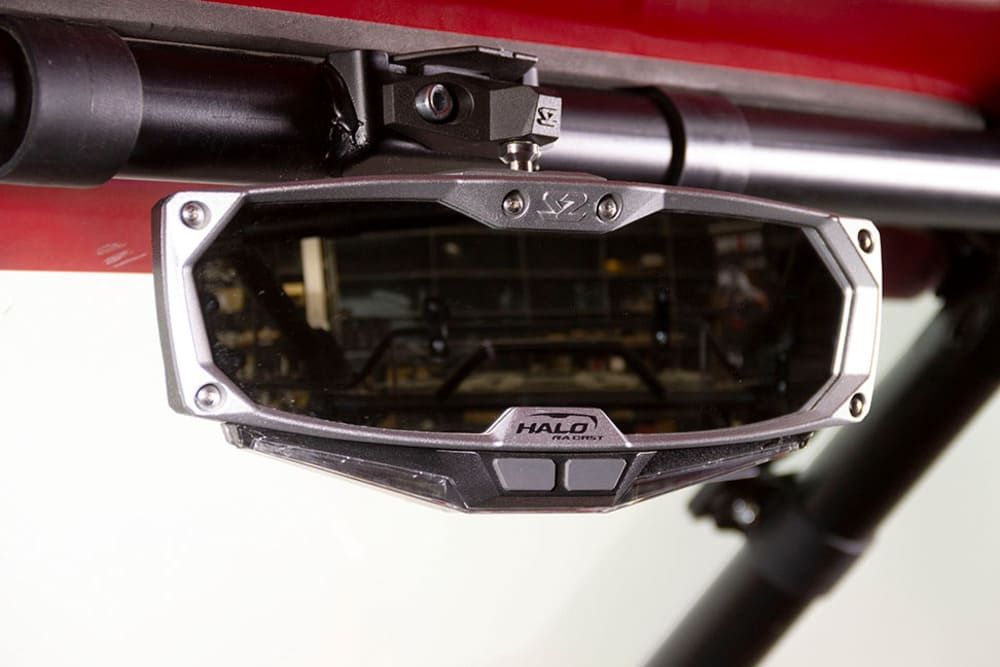 Seizmik Polaris RZR Pro XP Halo-RA LED Rearview Mirror With Cast Aluminum Bezel