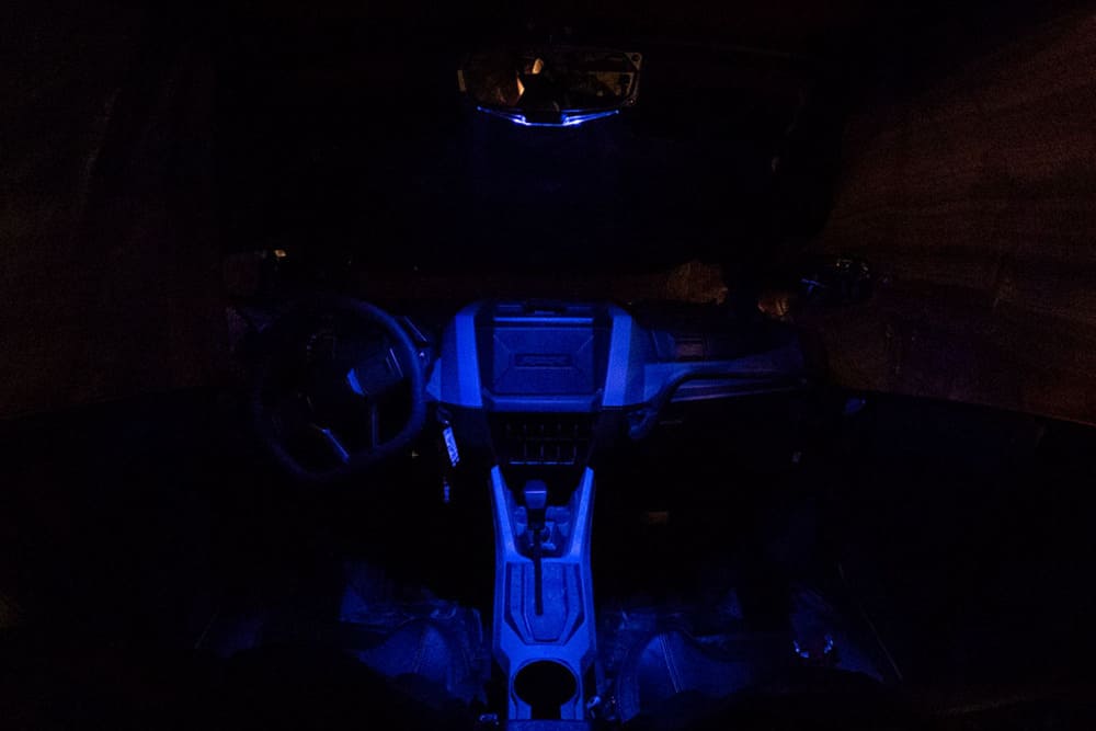 Seizmik Polaris RZR Pro XP Halo-RA LED Rearview Mirror With Cast Aluminum Bezel