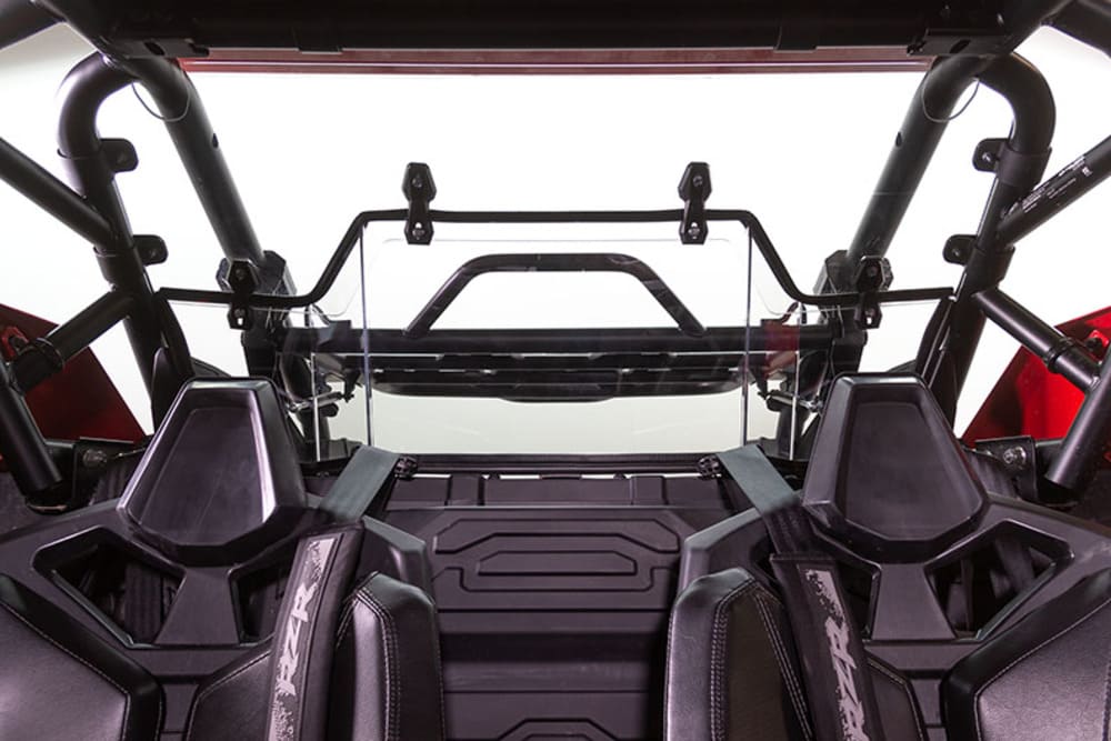 Seizmik Polaris RZR Pro XP Hard Rear Windshield - UV Resistant Poly