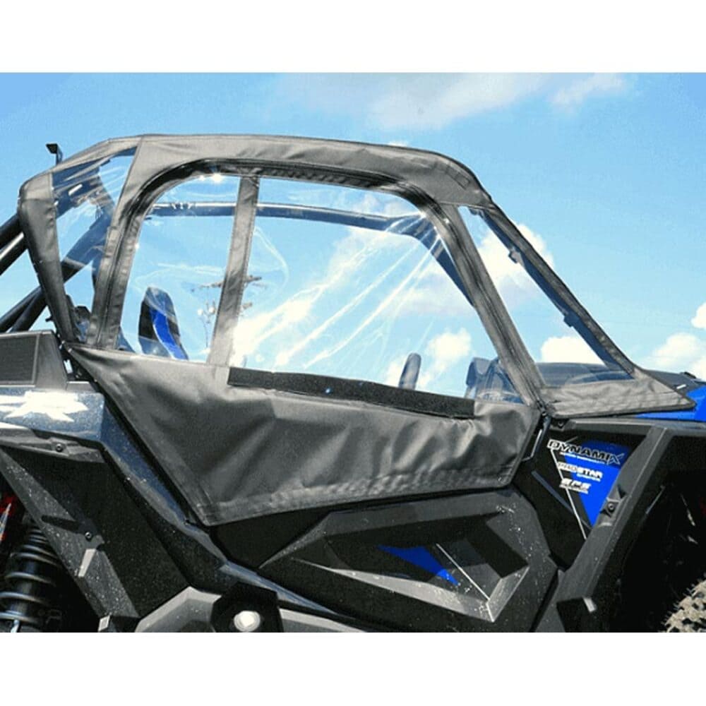 Seizmik Polaris RZR Turbo S Upper Soft Doors with Zipper