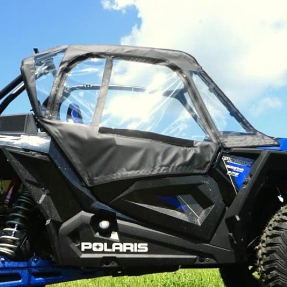 Seizmik Polaris RZR Turbo S Upper Soft Doors with Zipper