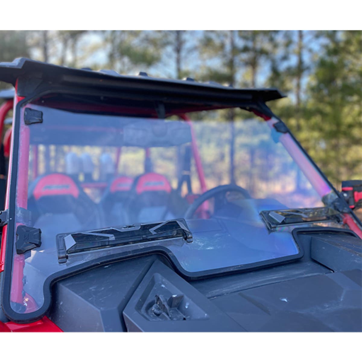 Seizmik Polaris RZR XP 1000 Toolless Versa-Vent Scratch Resistant Hard Coated Windshield