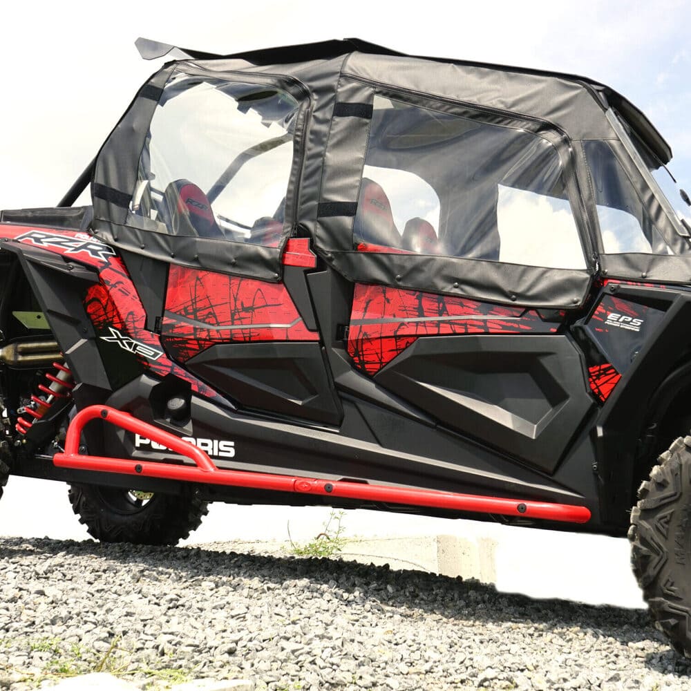 Seizmik Polaris RZR XP 4 1000/XP 4 Turbo Upper Soft Doors, Rear Window & Roof