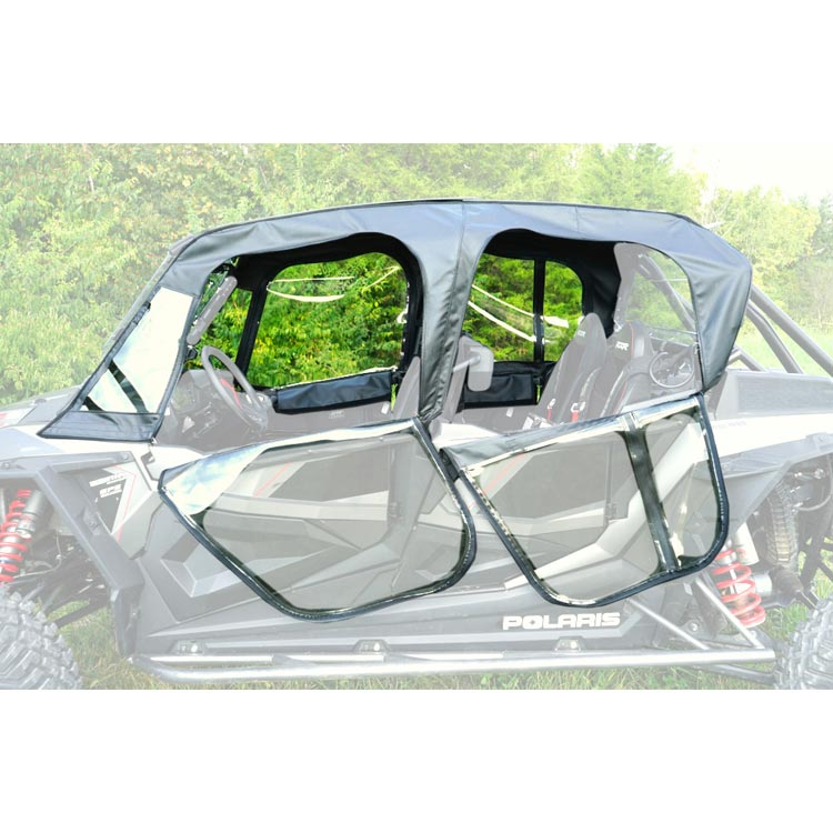 Seizmik Polaris RZR XP 4 Turbo S Upper Soft Doors with Zipper