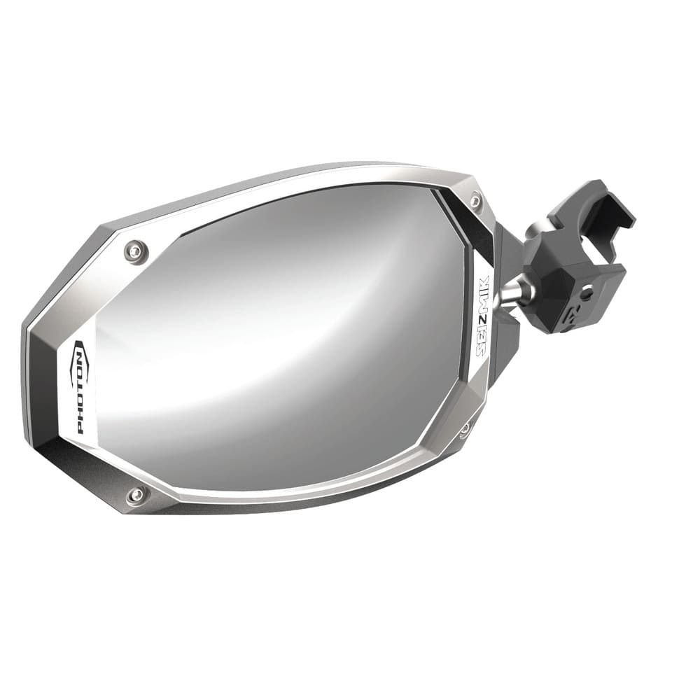 Seizmik Pro-Fit & Profiled Photon Side View Mirror with Cast Aluminum Body & Bezel - Pair