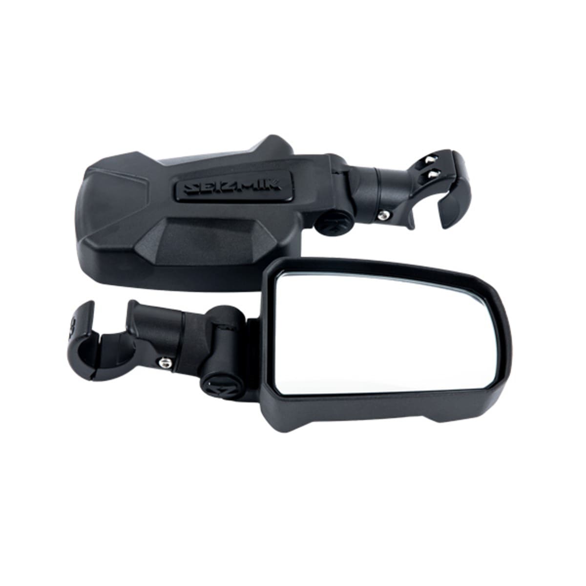 Seizmik Pursuit Side View Mirror Adjustable Pair Clamp – Cast Aluminum