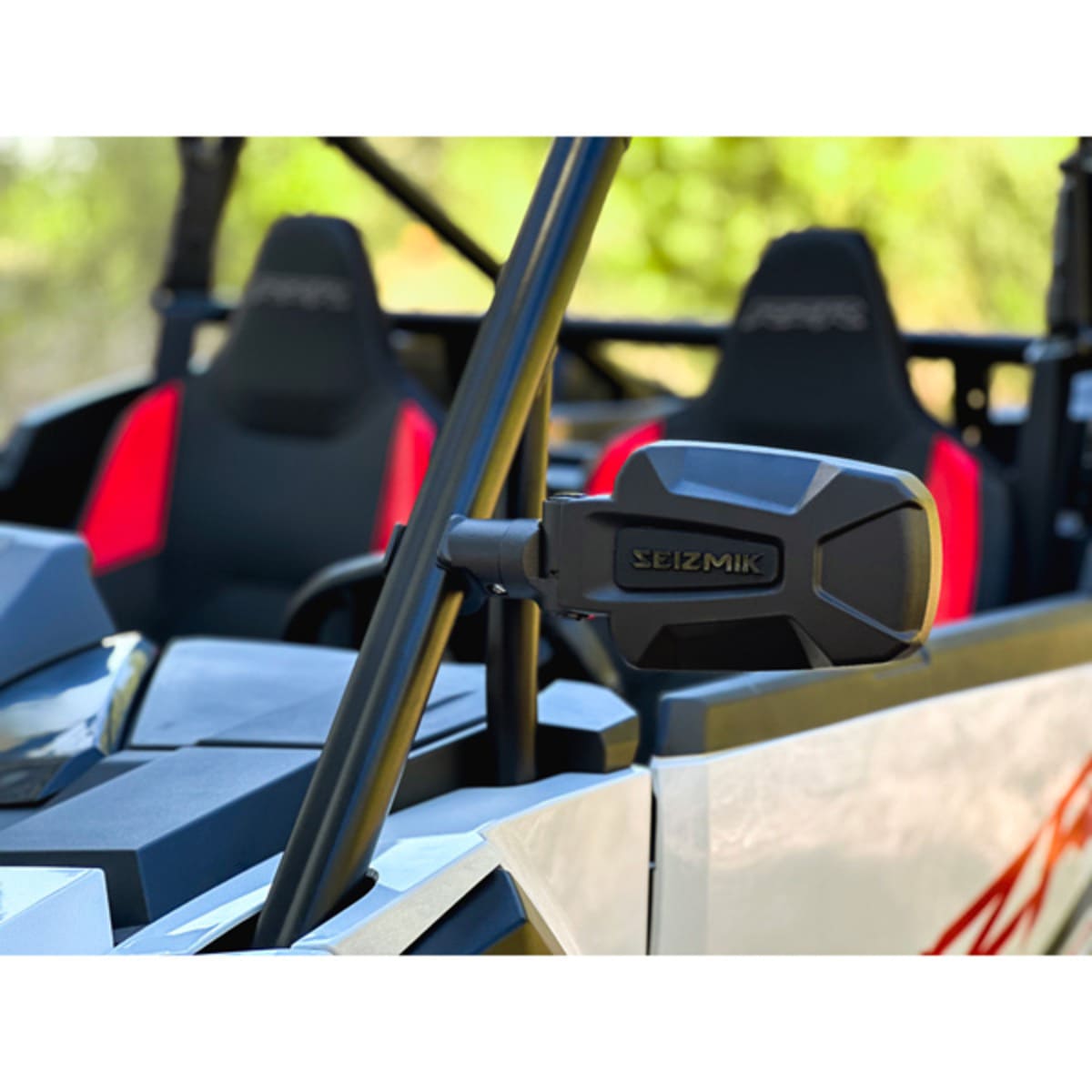 Seizmik Pursuit Side View Mirror Adjustable Pair Clamp – Cast Aluminum