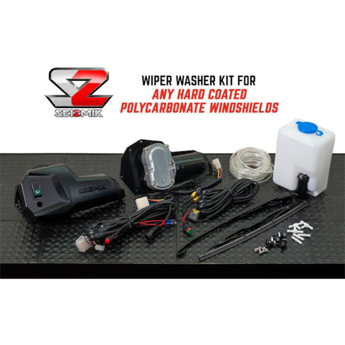 Seizmik UTV Windshield Wiper Washer Kit