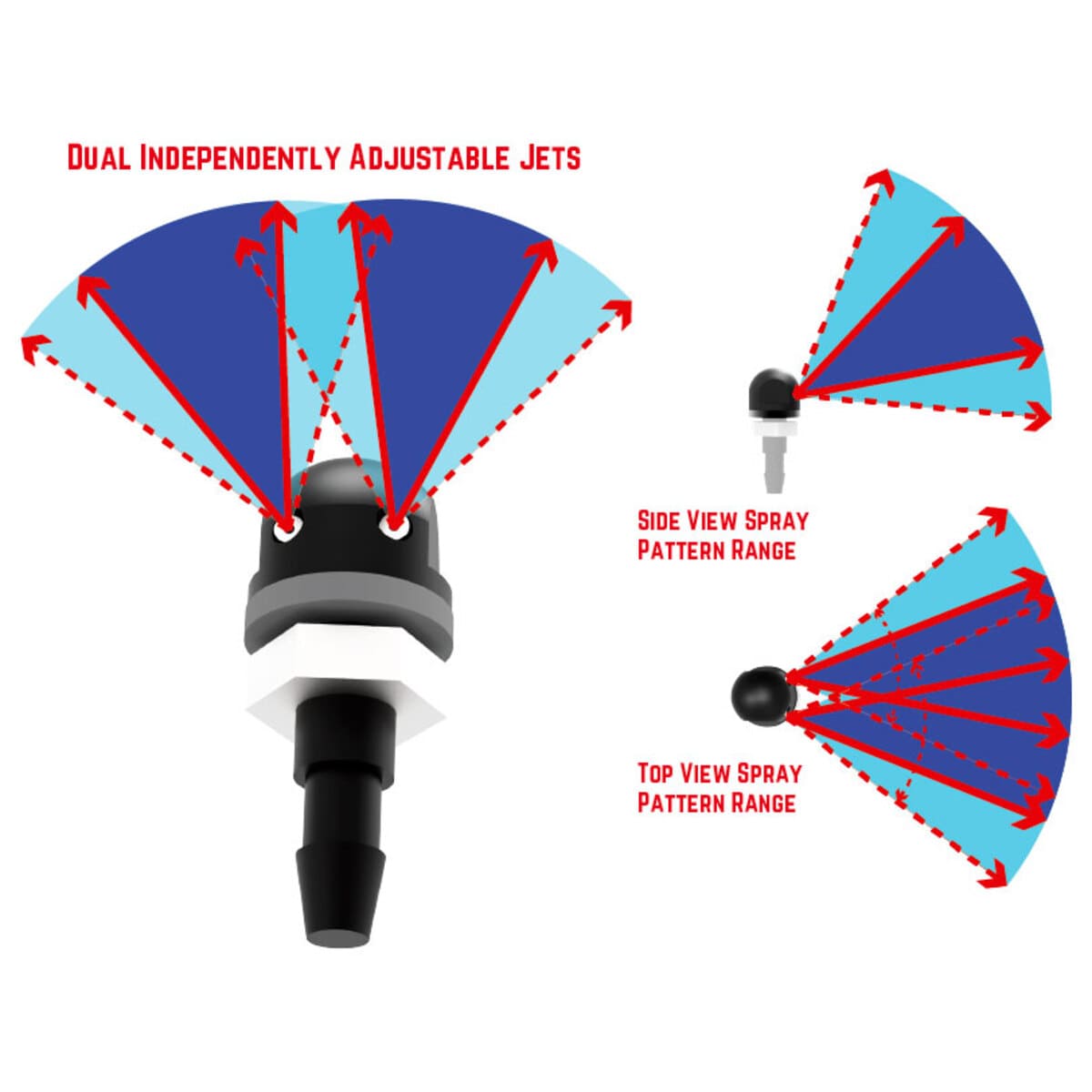 Seizmik UTV Windshield Wiper Washer Kit