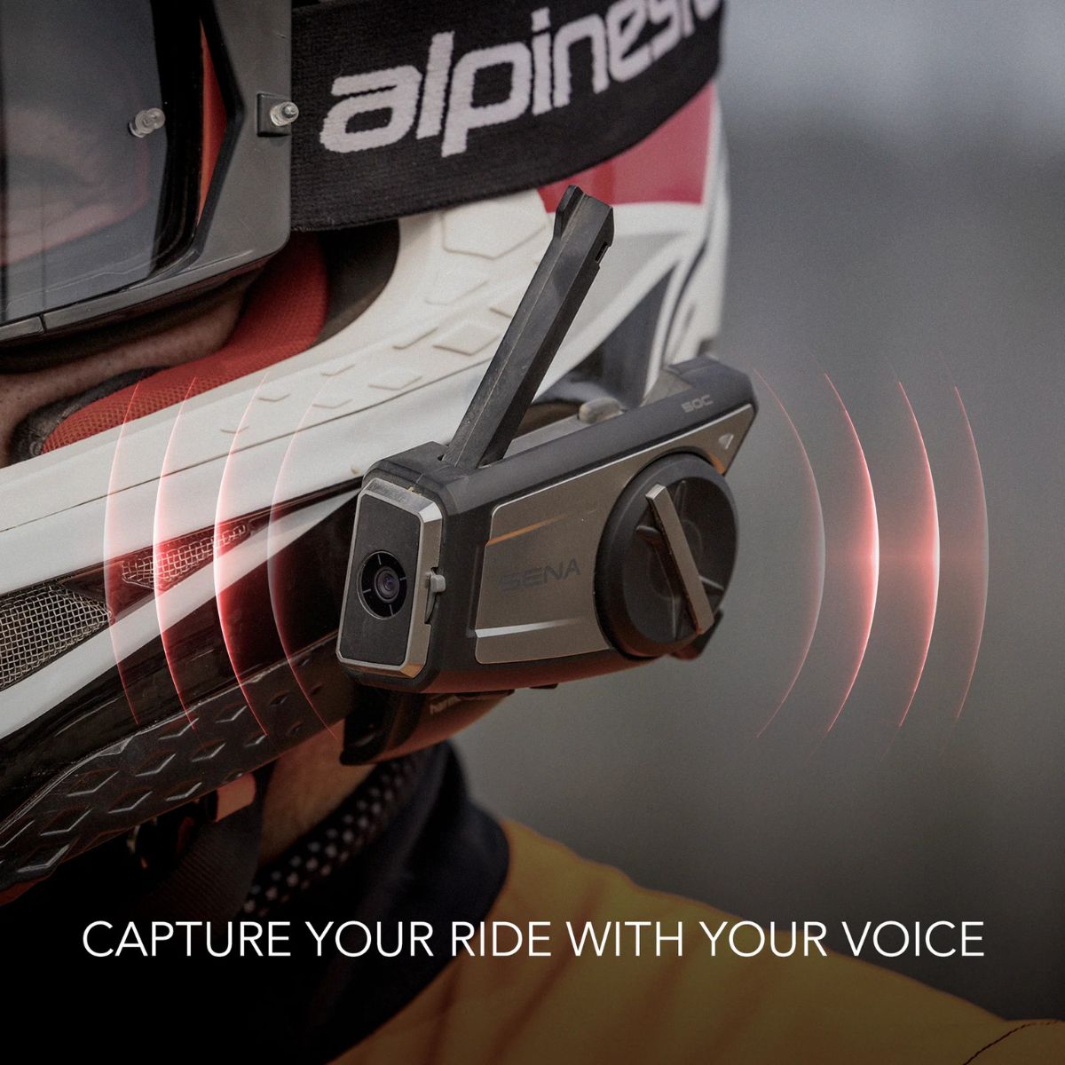 SENA 50C Motorcycle Communication & 4K Camera System