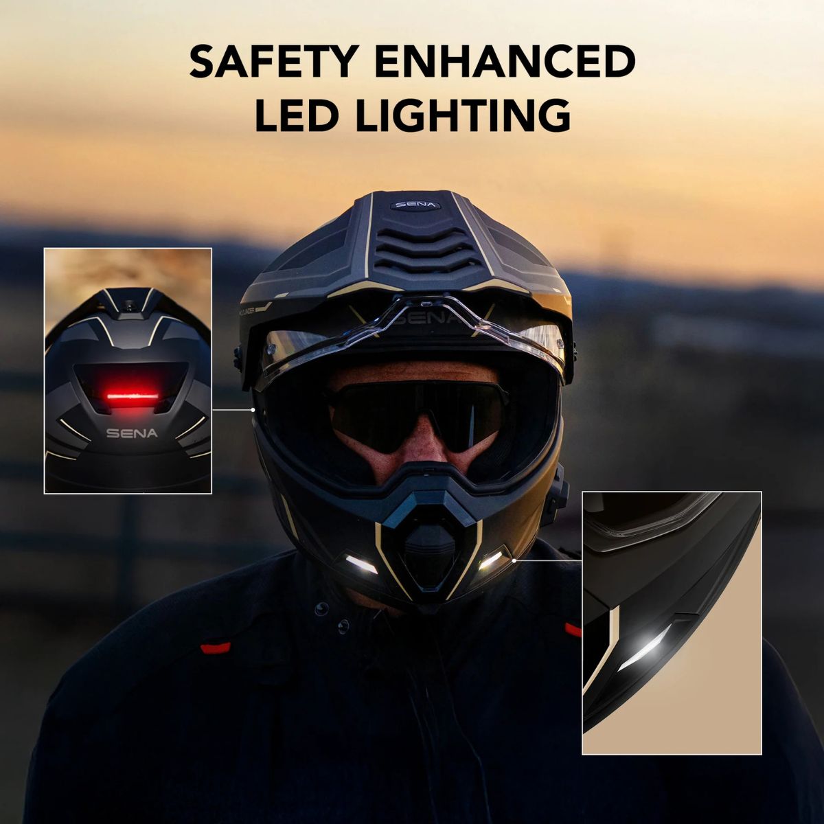 SENA Motorcycle Outlander Versatile Dual Sport Smart Helmet