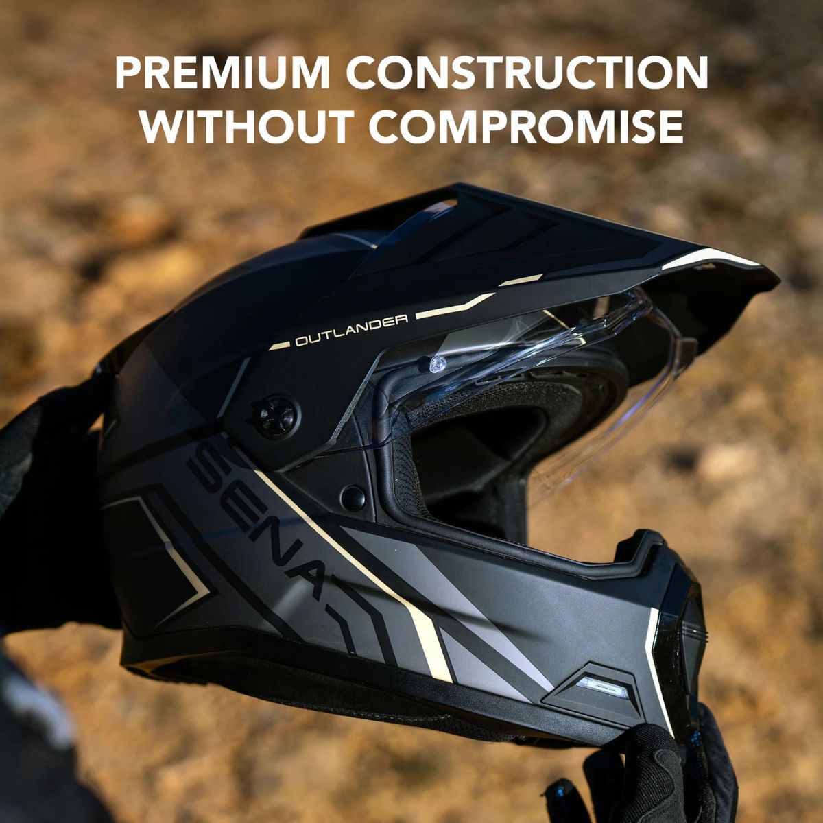 SENA Motorcycle Outlander Versatile Dual Sport Smart Helmet