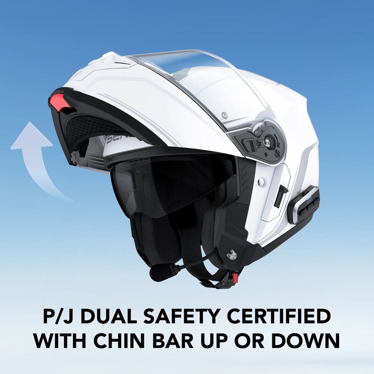 SENA Motorcycle Outrush 2 Modular Smart Helmet w/ Mesh Intercom Communication