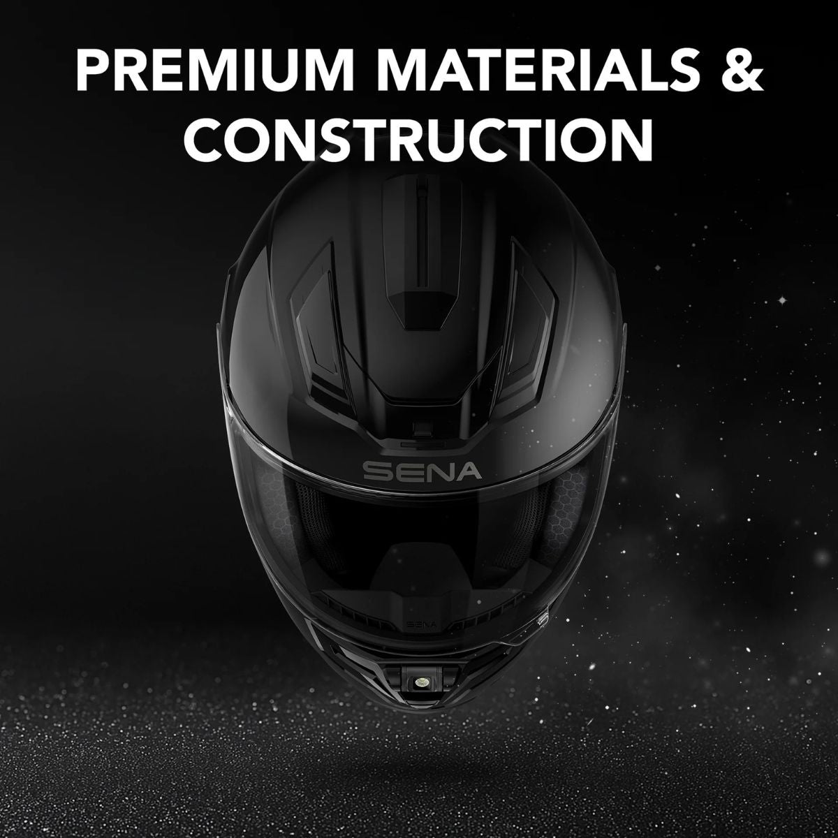 SENA Motorcycle Phantom Full Face Smart Communication Helmet w/ Mesh Intercom