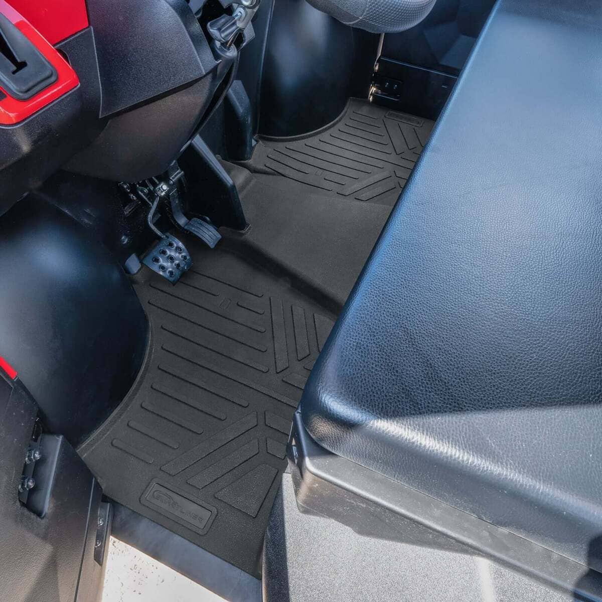 SmartLiner '17-'24 Kawasaki Mule Pro 3 Seater Custom Fit Rugged Rubber Floor Liners