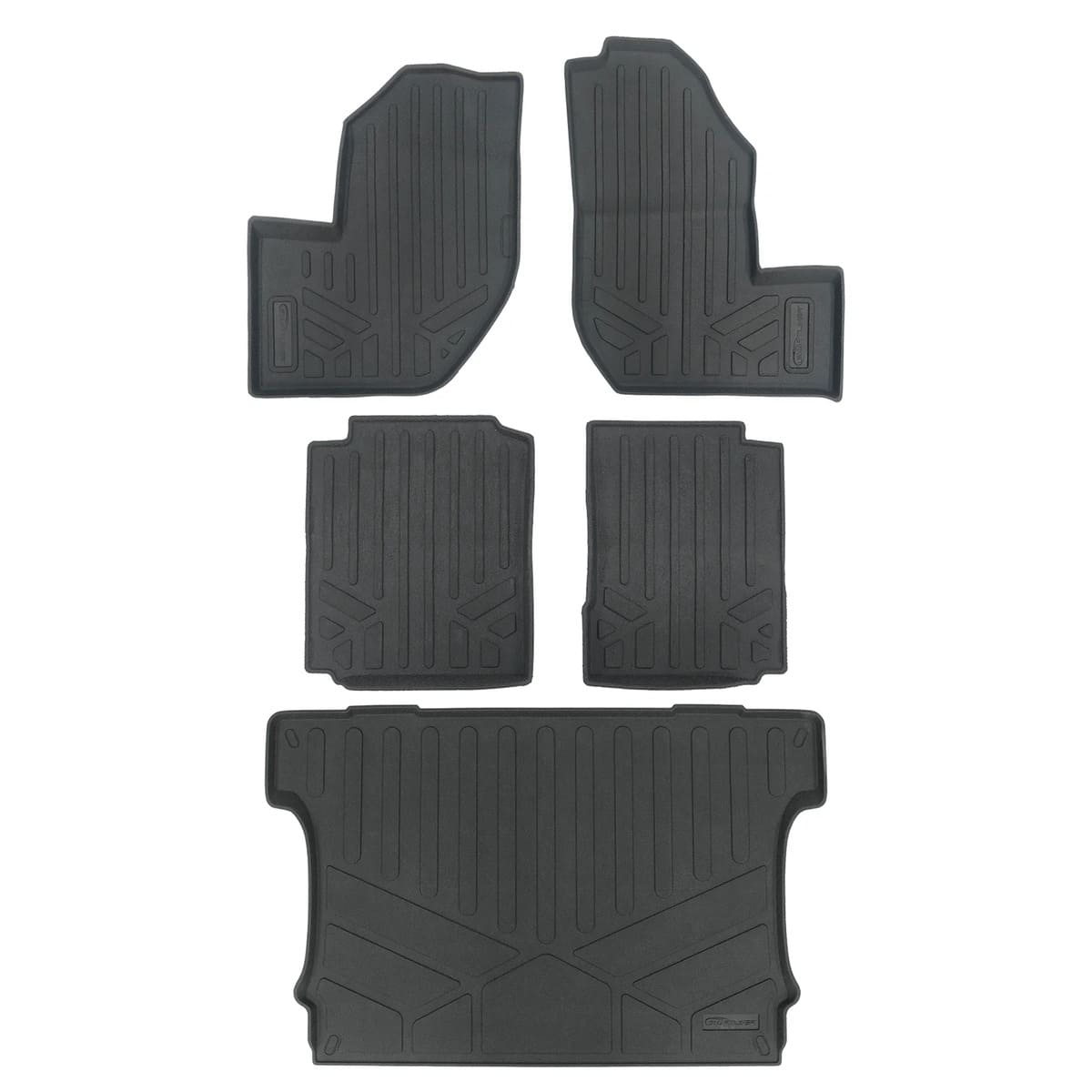 SmartLiner '18-'25 Yamaha Wolverine RMAX 2 Seater Custom Fit Rugged Rubber Floor Liners