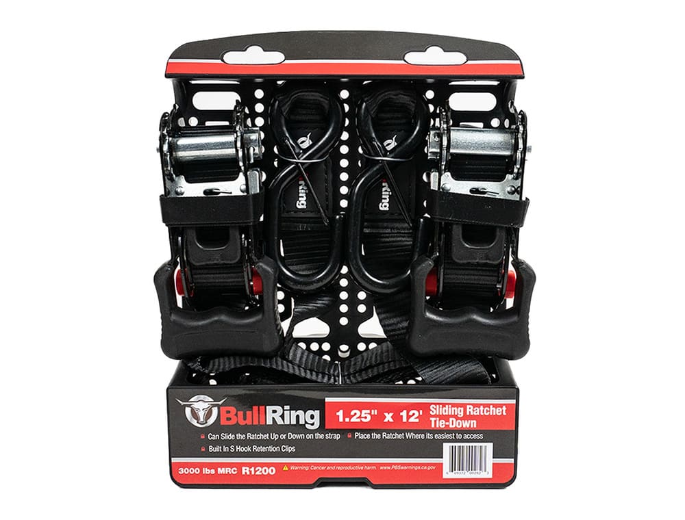 Speedstrap 1.25″ x 12′ Sliding Ratchet Tie Down - 2 Pack